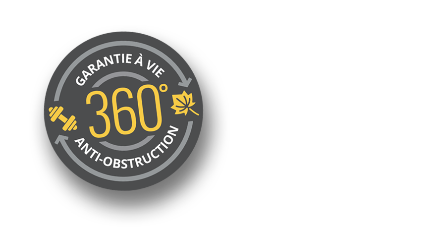 garantie-a-vie-doublepro-antiobstruction-360 Garantie à vie 360 anti-obstruction